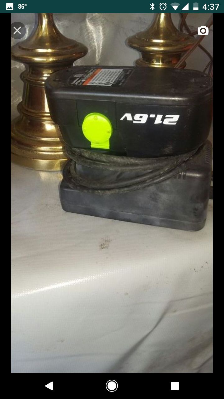Kawasaki 21.6 rechargeable power pack