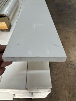 Baseboard Wood Square 5 1/2” x 16 ft long White Primed Price Per Trim
