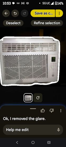 @G.E.   5,000 BTU window  A.C. W/ Eco Mode