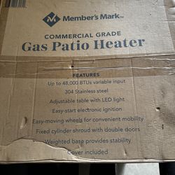 Member's Mark 48,000 BTU Patio Heater with LED Table