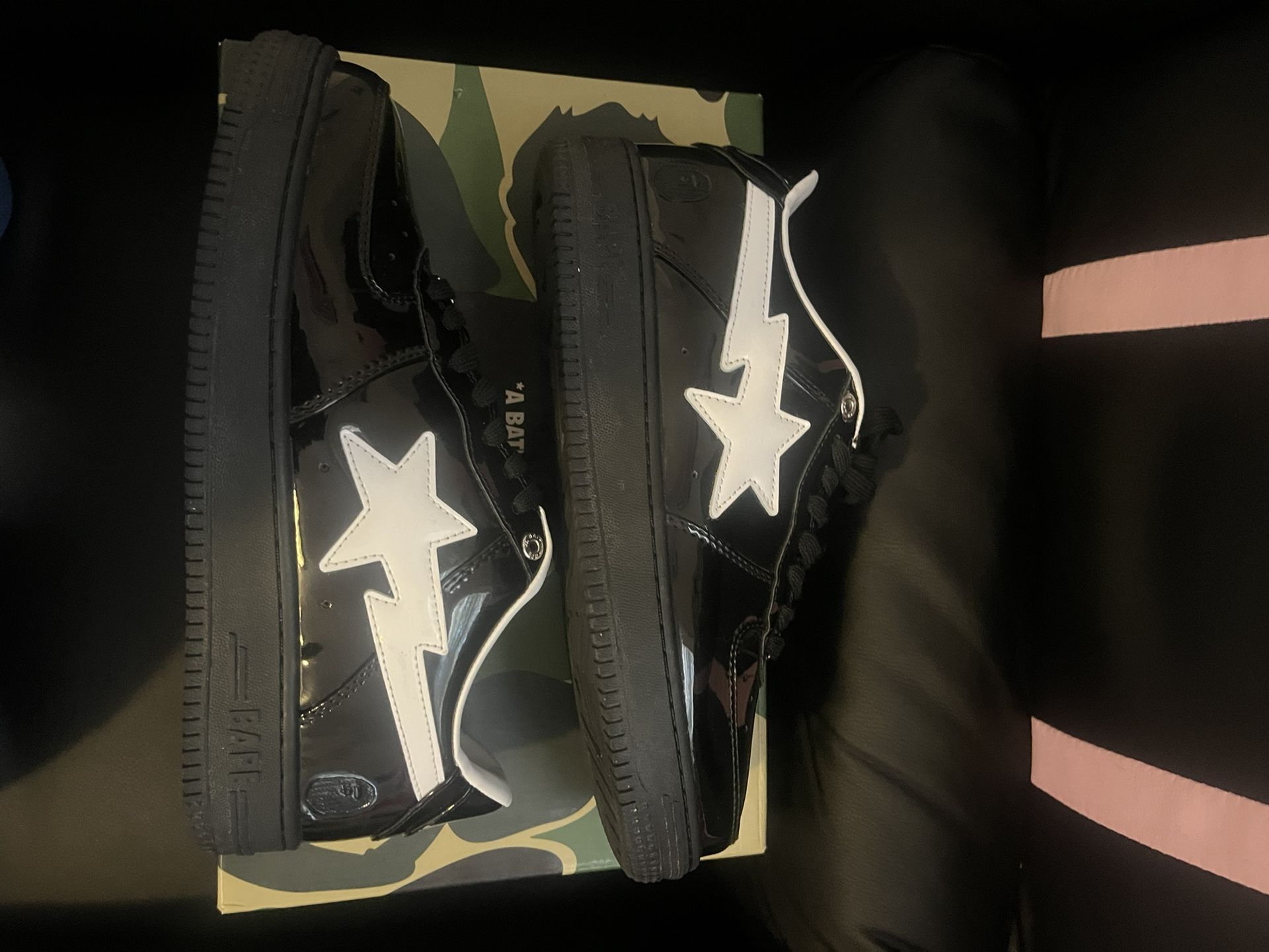 BLACK BAPE STA #1 men sneakers 