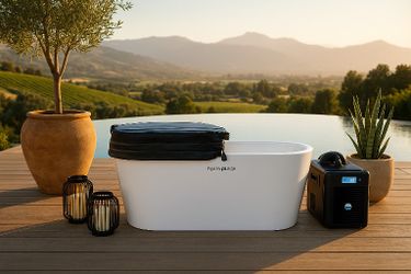 Luxury Acrylic Cold Plunge Complete Setup 