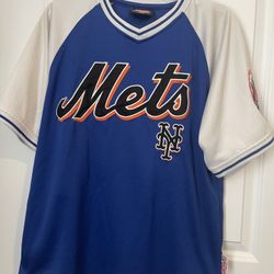 Mens Size M Blue Mets Jersey