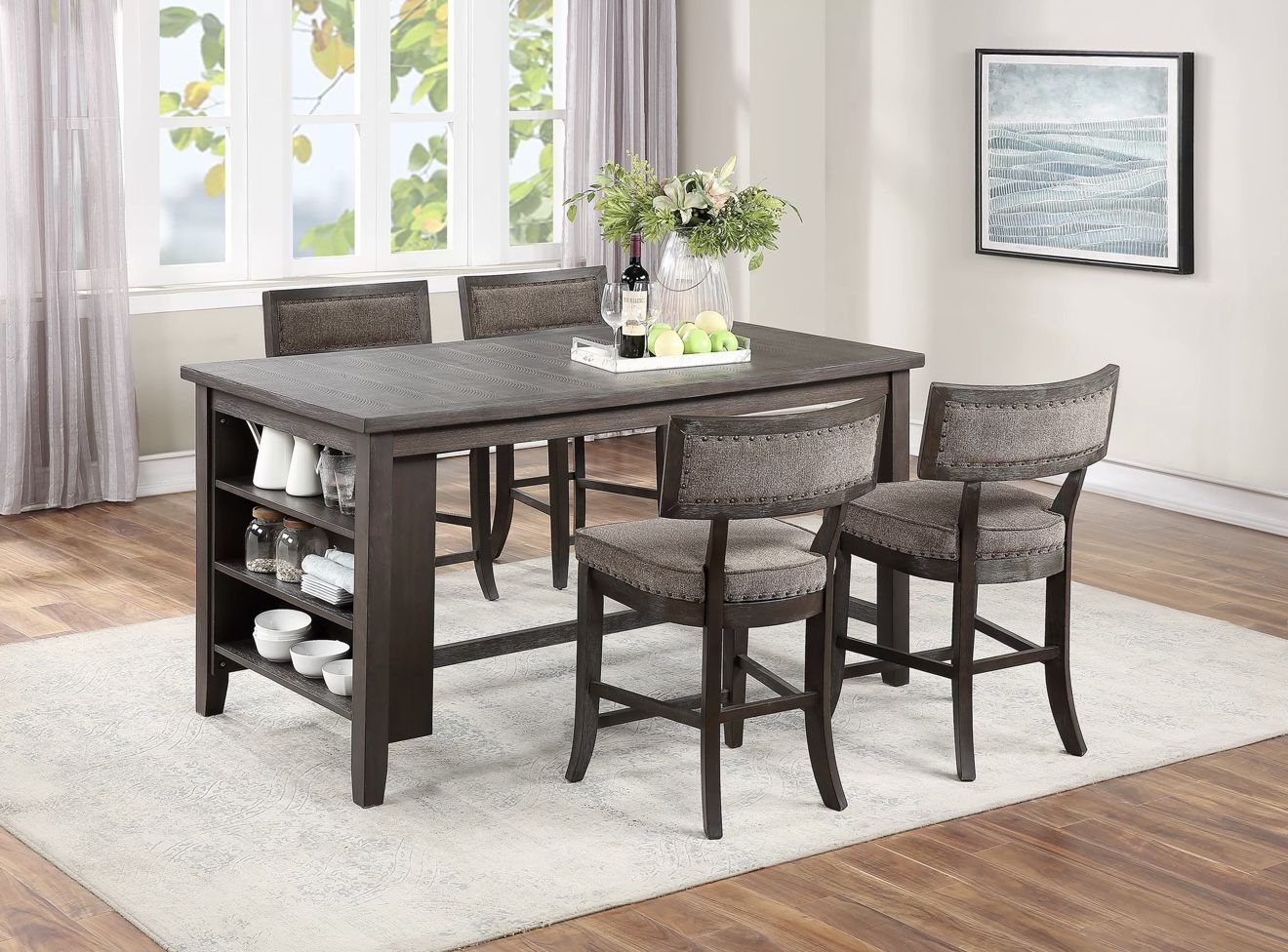 Counter Height Dining Table Set 