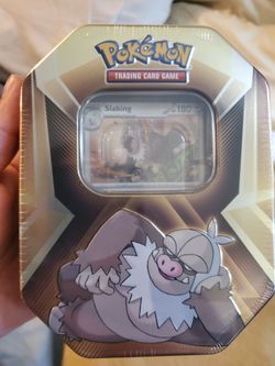 Pokemon Triple Whammy Slaking Collector Tin Sealed Scarlet & Violet