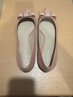 Pink Coach flat Women Shoes 8.5 Women's New In Box.