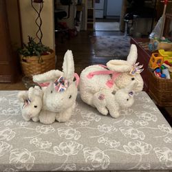 2 Cute Easter Bunny Purses, 