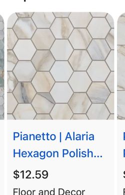 Kitchen, backsplash, or shower accent tile