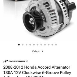 Honda Accord Alternator 2008-2012 130A 12V