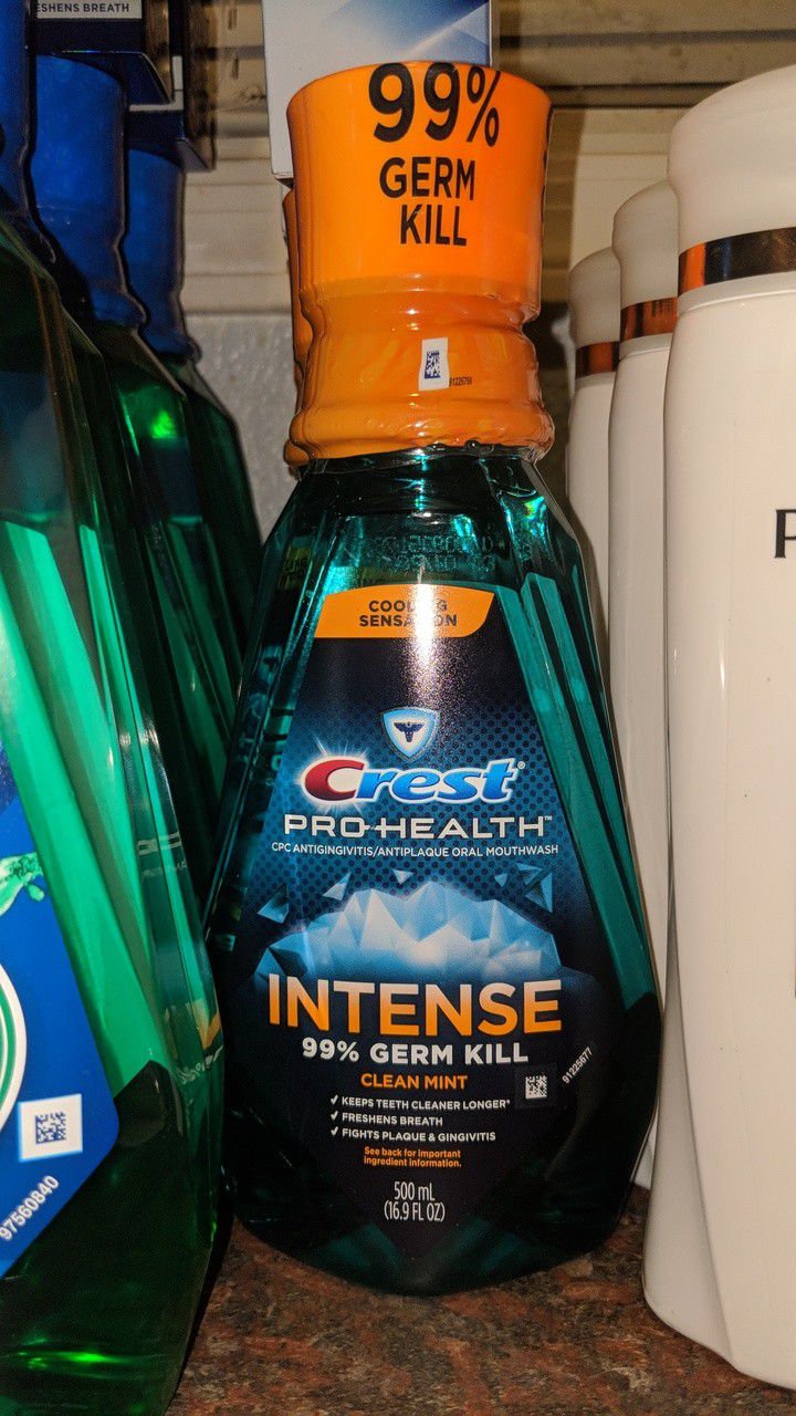 Crest pro health intense mouthwash - each sold separately- multiple available