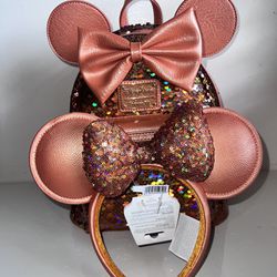 Disney Ears And Backpack Set