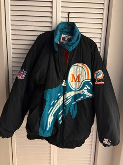 Vintage Starter Miami Dolphins NFL Puffer Jacket