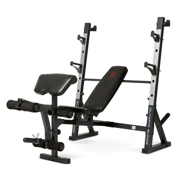 Marcy Olympic Workout Bench w/ Curl Pad & Leg Developer