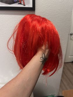 Red Wig Adult Short New Halloween 🎃 