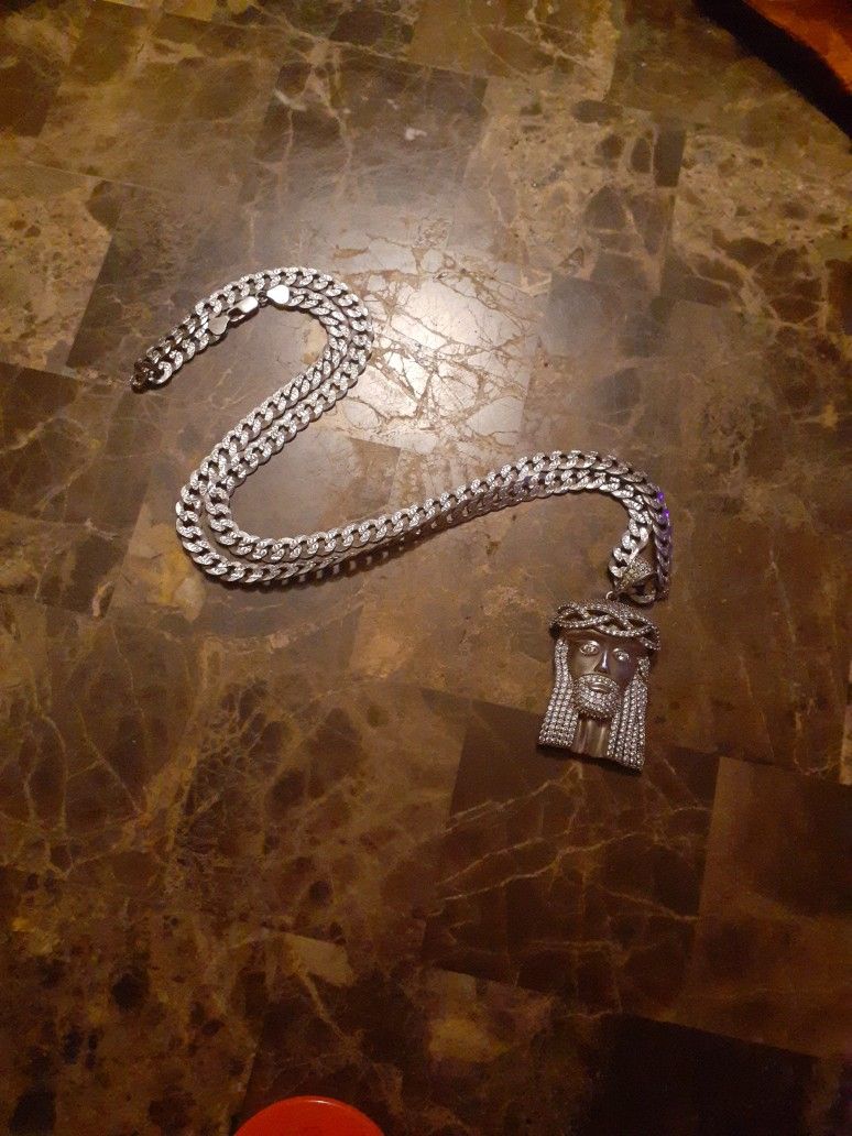 30 Inch Stearling Silver Chain With