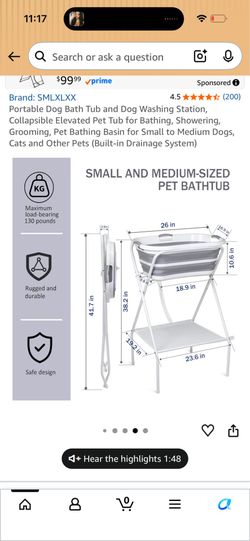 Dog Bath