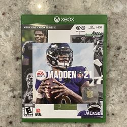 Madden 21 XBOX ONE Madden 2021 Series X Live Online Multiplayer 4 Player Like NEW 🏈🎮🔥