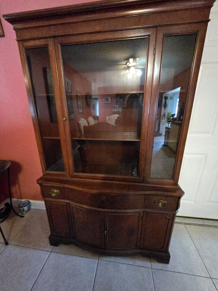 Antique Duncan Phyfe China Cabinet, 1940’s