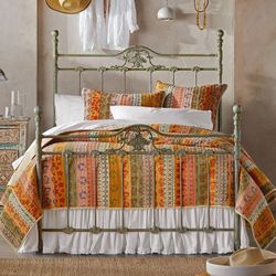 Queen vintage iron bedframe