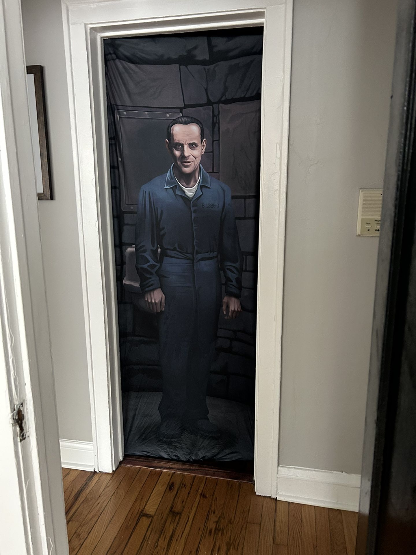 Horror Halloween Door skins And Elvira Bobble Head