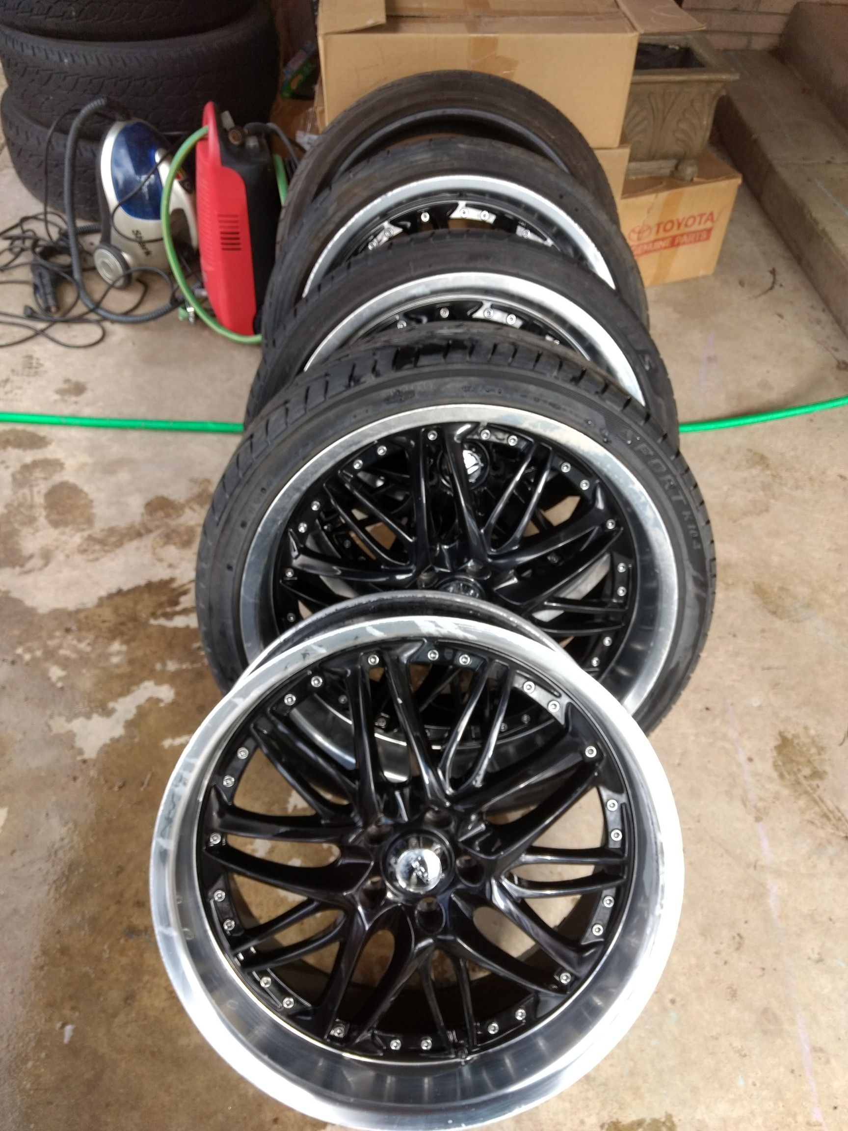 4 Menzari INFERNO Rims 20"x 8 1/2 look at picture