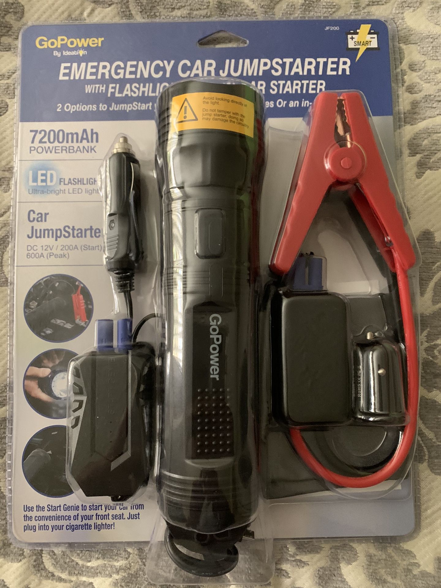 Brand New Emergency Jump Starter / Flash Light / Power Bank