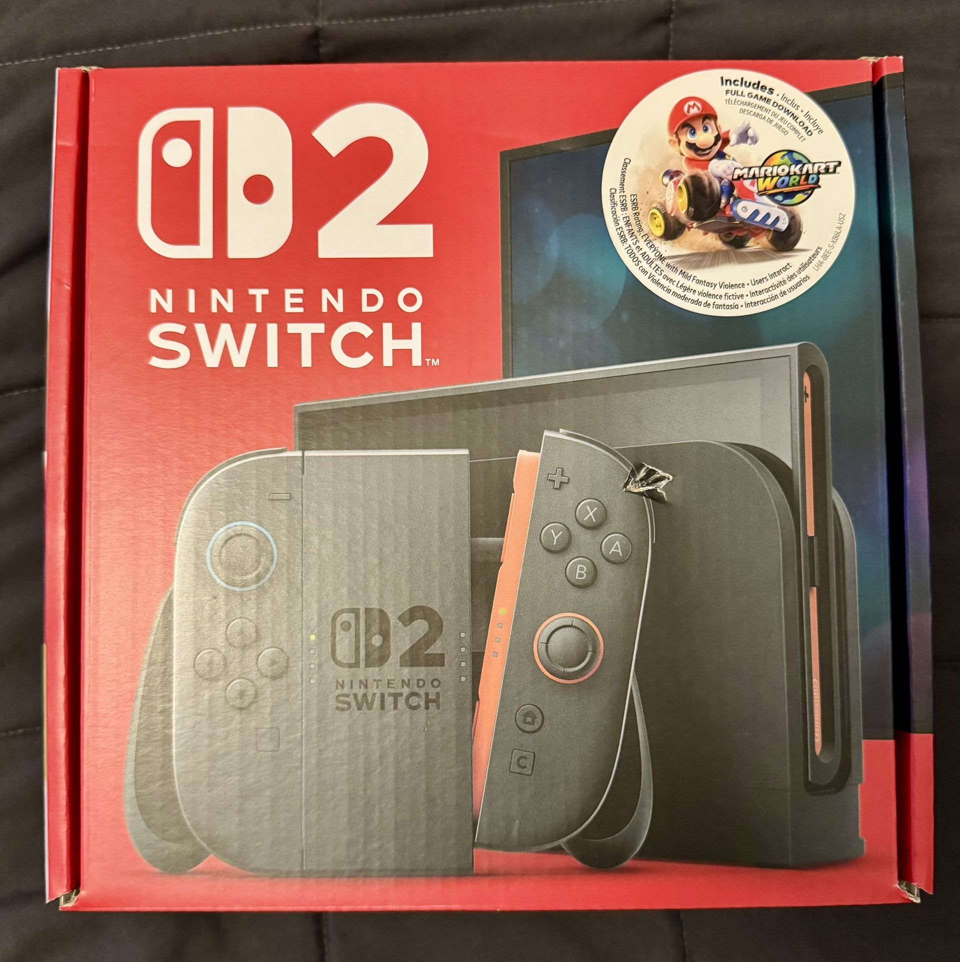 Nintendo Switch 2 MarioKart World Console Bundle