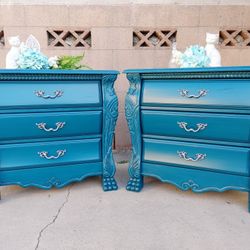 Ornate Vintage Nightstands