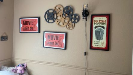 Theater room art .