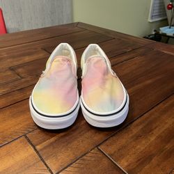 VANS classic slip-on shoes - Color Aura Shift - 7 US Women-5.5 USMen