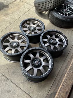 18” FUEL WHEELS 6 lug. Chevy GMC TOYOTA NISSAN