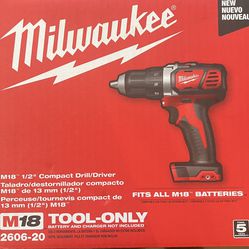 Milwaukee Drill M18 TOOL ONLY