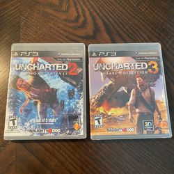  Bundle UNCHARTED 2 & 3 (Sony PlayStation 3 PS3) 
