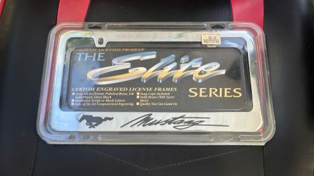 Mustang license plate