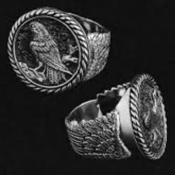 Solid 925 Silver Apallo Ring 