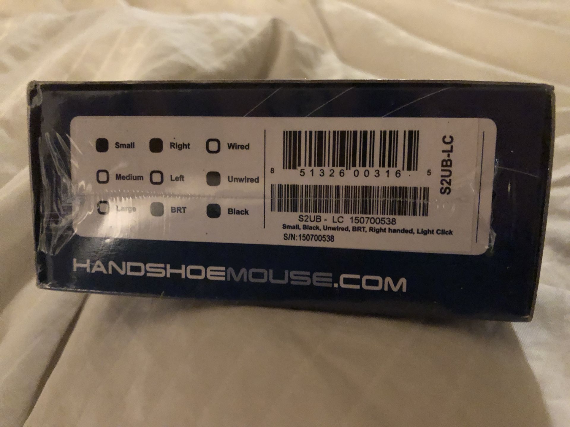 Hand shoe wireless mouse