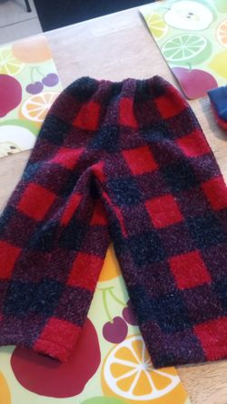 New fleece pants for children small size