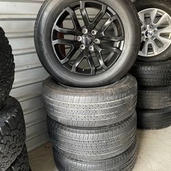 20” Bridgestone 275/60R20 Chevrolet, GMC and Dodge Ram 1500 Tires and Wheels Rims