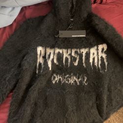 2 NEW Rockstar Fuzzy hoodies