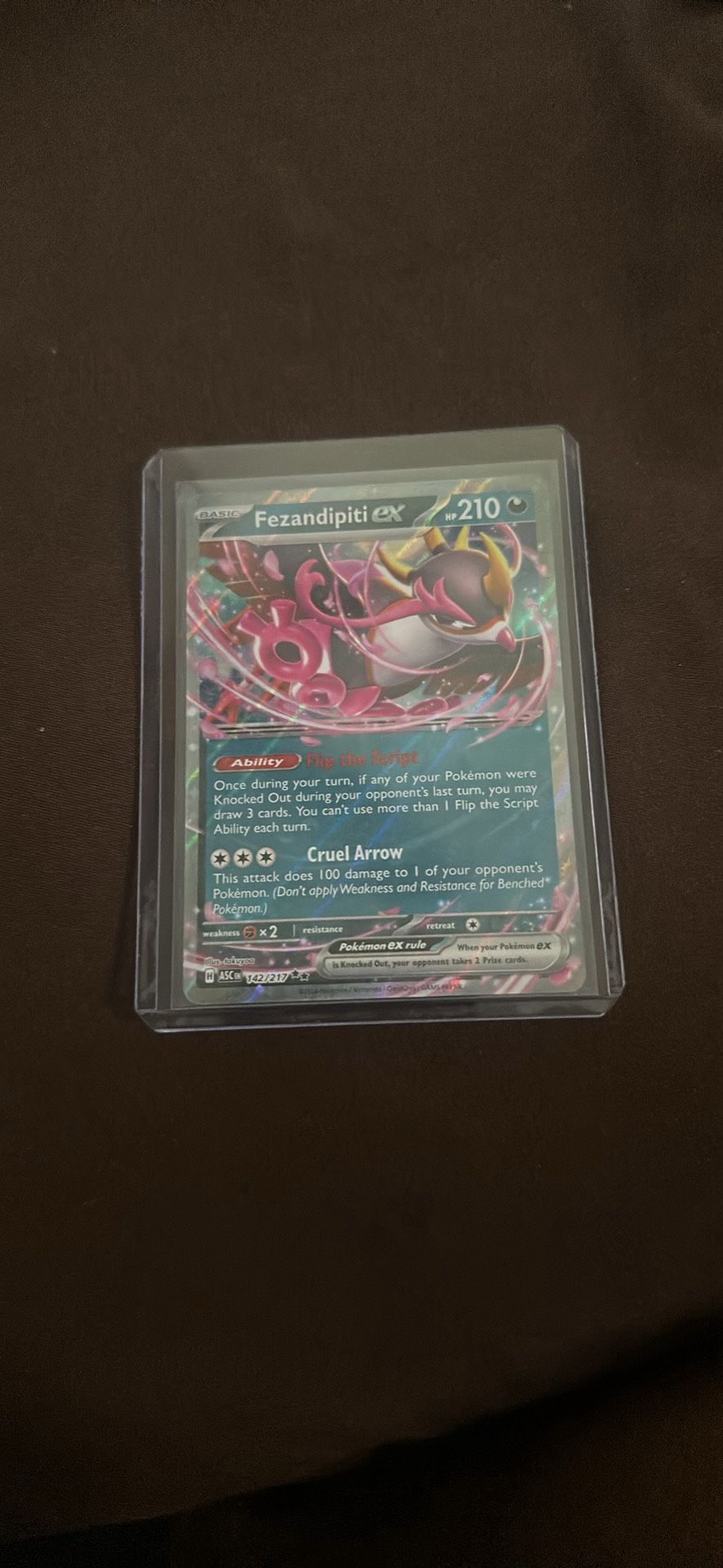 Fezandipiti Ex Pokemon 142/217