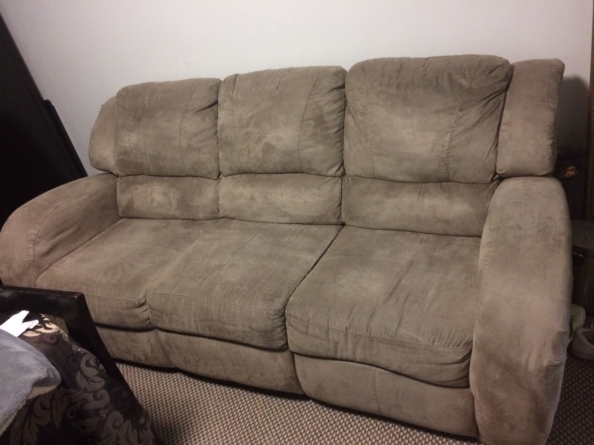 3 Piece Reclining Couch Set