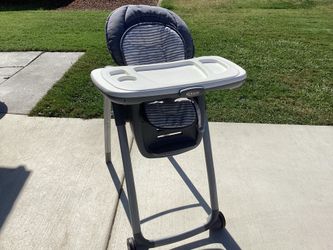 High chair gray color