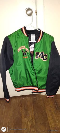 Men's Minecraft Bomber Jacket Size 18/20 , NWT
