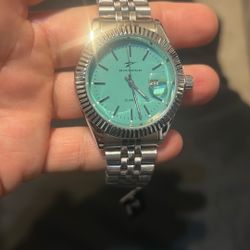 Ricecgo Turquoise Dial Watch