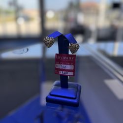 Nugget Heart Earrings 