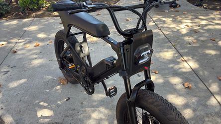 Fat Tire Electric Bike Matte Black