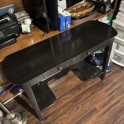 Black Antique Desk Great For Smaller Room 