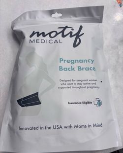 Motif pregnancy back brace