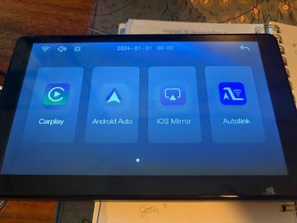 Great interface with older cars!  Barely used - Carmot Apple CarPlay, Android Auto Device 9” screen. Gently used