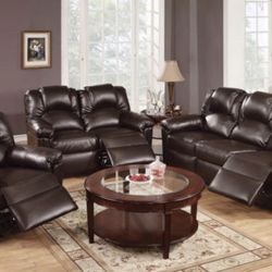 Sofa, Love Seat & Chair